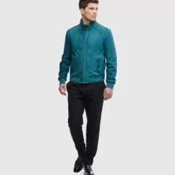Outerwear-Aquatalia Adrano Sapphire