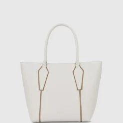 Handbags-Aquatalia Alessandria Tote Off White