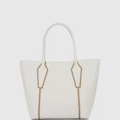 Handbags-Aquatalia Alessandria Tote Off White