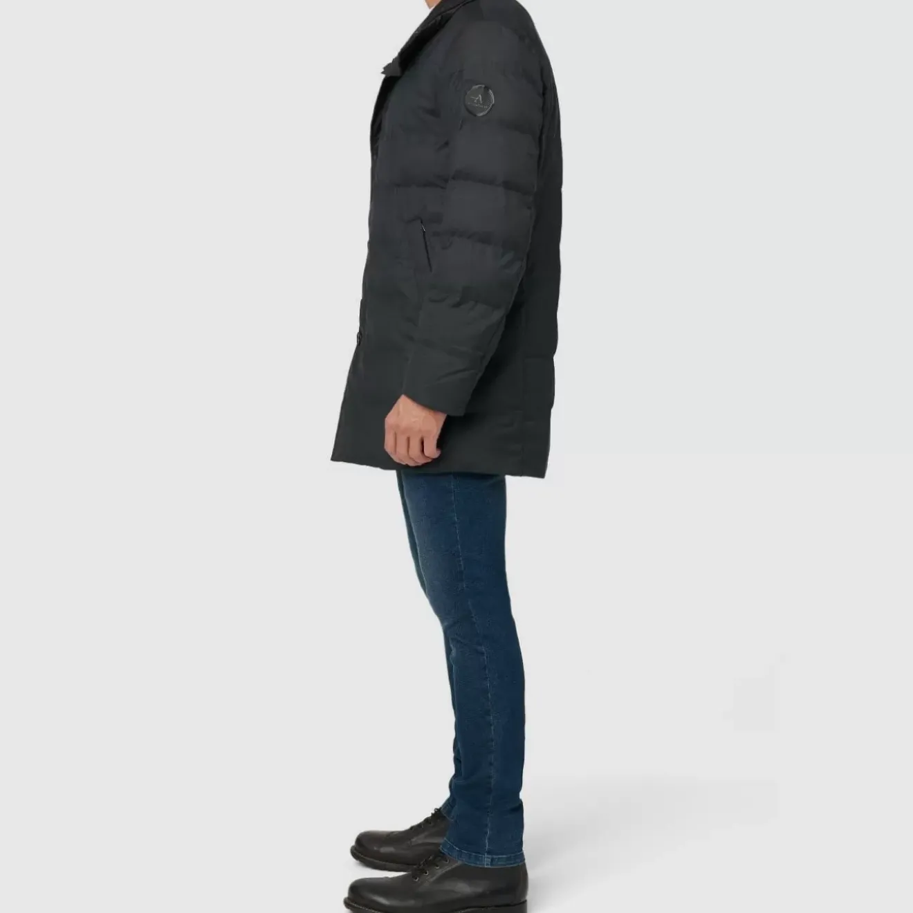 Outerwear-Aquatalia Barcelona Dark Grey