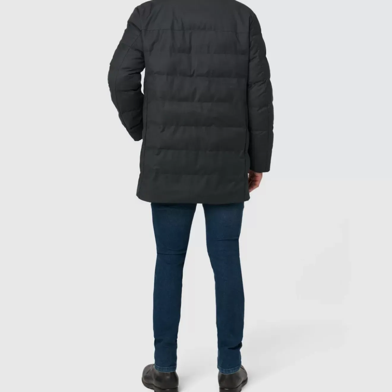 Outerwear-Aquatalia Barcelona Dark Grey