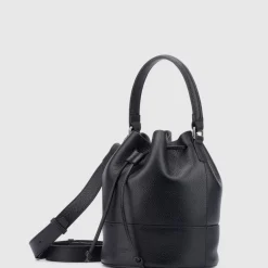 Handbags-Aquatalia Bari Bucket Black