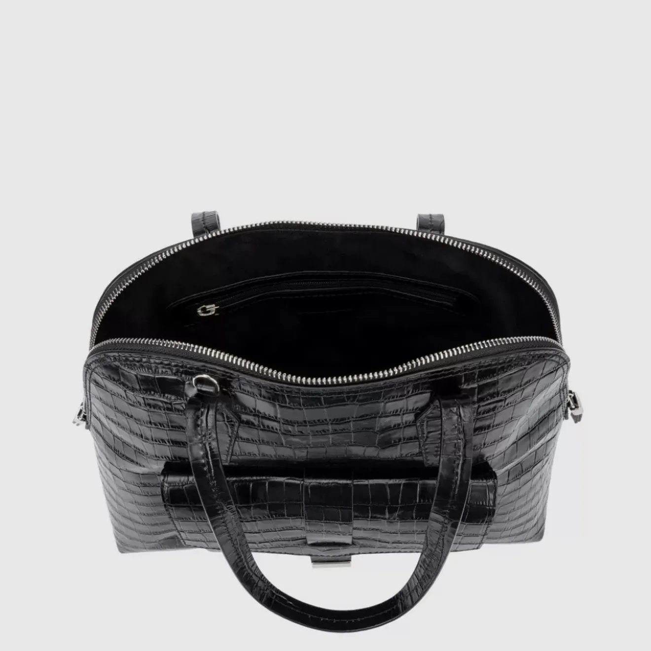 Handbags-Aquatalia Florence Top Handle Black