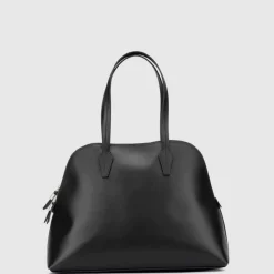 Handbags-Aquatalia Florence Top Handle Black