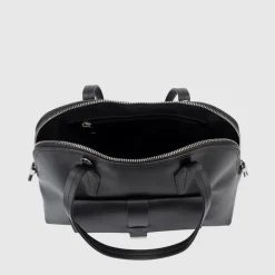 Handbags-Aquatalia Florence Top Handle Black
