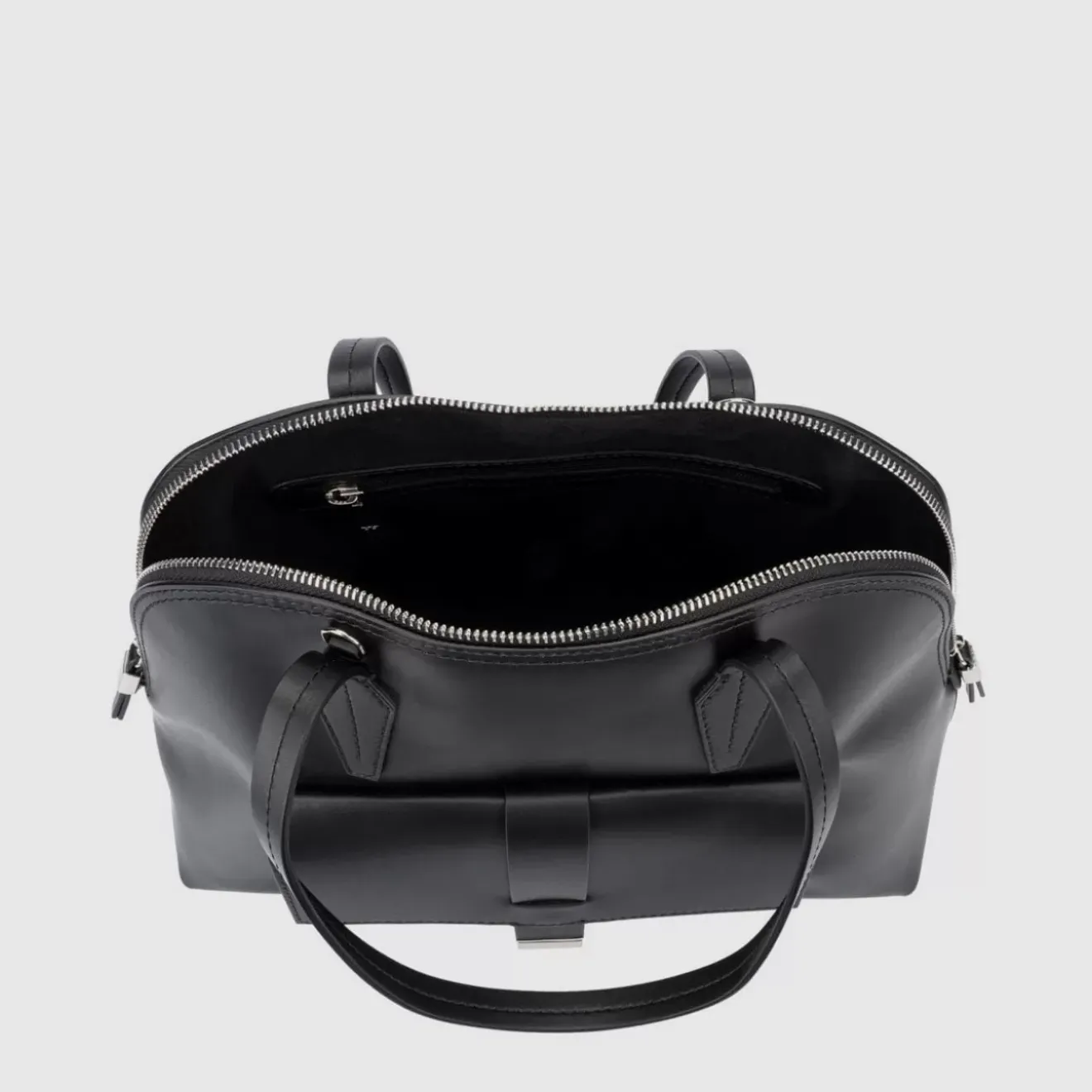 Handbags-Aquatalia Florence Top Handle Black