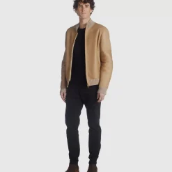 Outerwear-Aquatalia Lucca Tan
