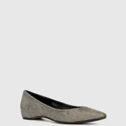 Flats-Aquatalia Marcella Silver/Gold