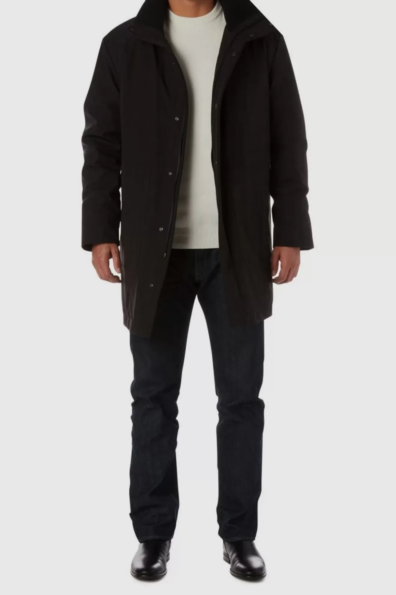 Outerwear-Aquatalia Pablo Black