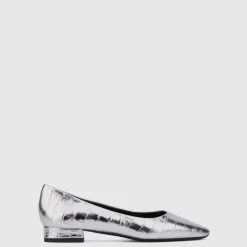 Flats-Aquatalia Penina Silver