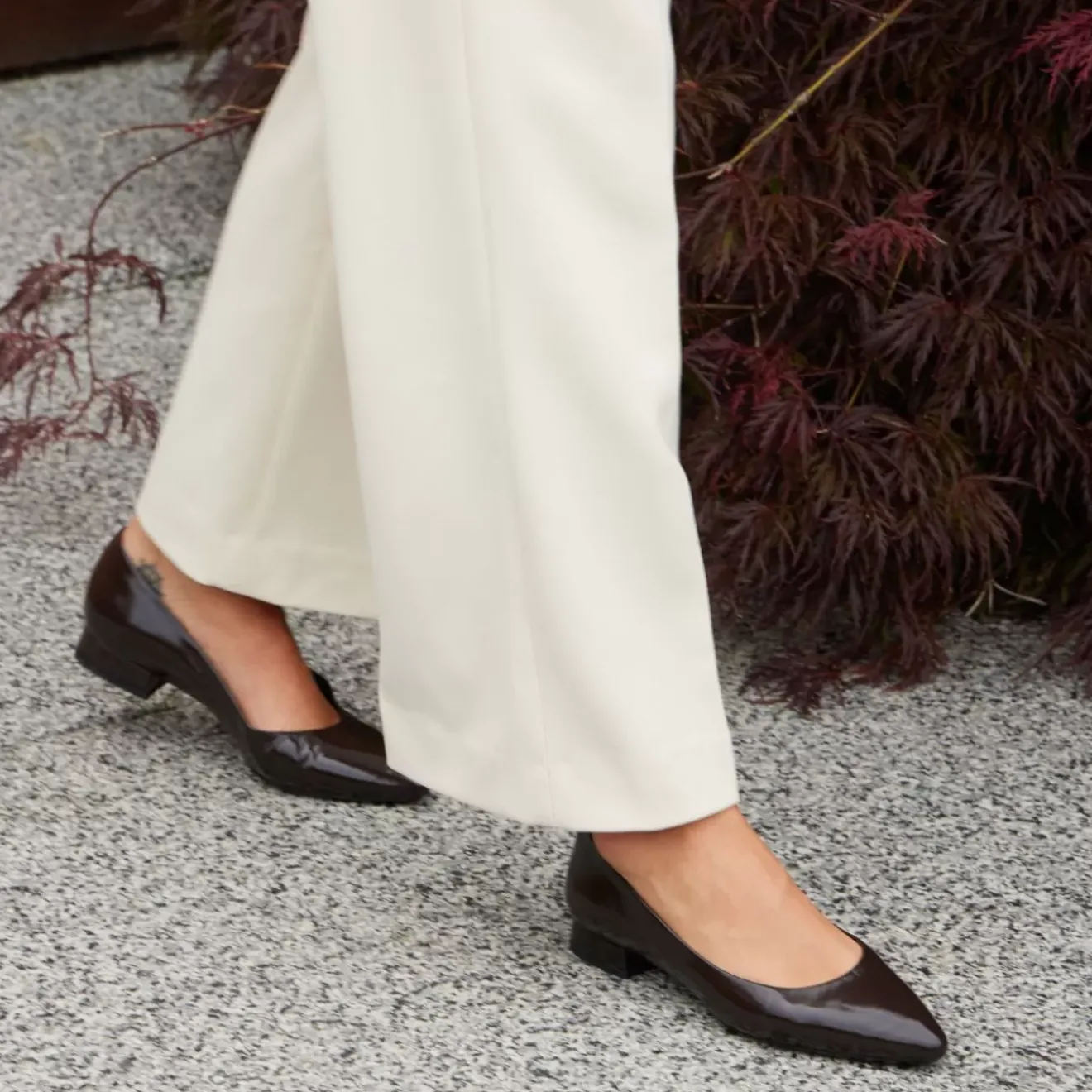 Flats-Aquatalia Penina Mocha