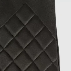 Gloves-Aquatalia Quilted Glove Espresso