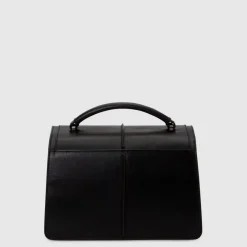 Handbags-Aquatalia Rhumba Satchel Black