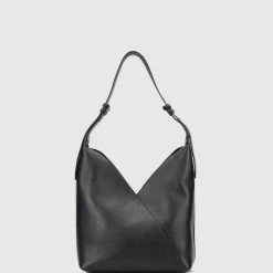 Handbags-Aquatalia Rimini Hobo Black