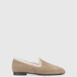 Flats-Aquatalia Romie Light Taupe