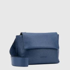 Handbags-Aquatalia Soho Crossbody Navy
