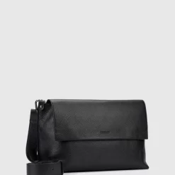 Handbags-Aquatalia Verona Messenger Black